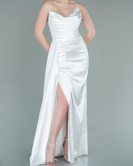 SATIN MAXI DRESS