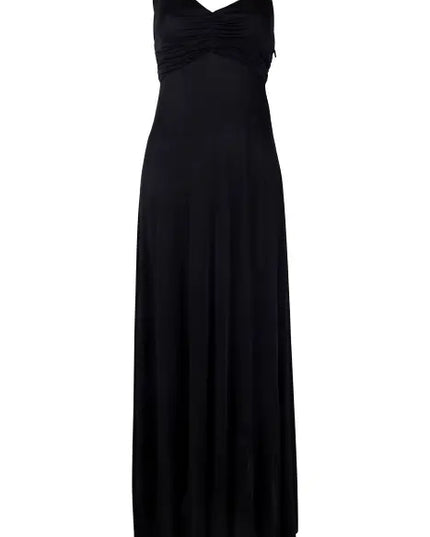 EMILIA LANGES KLEID JET SCHWARZ