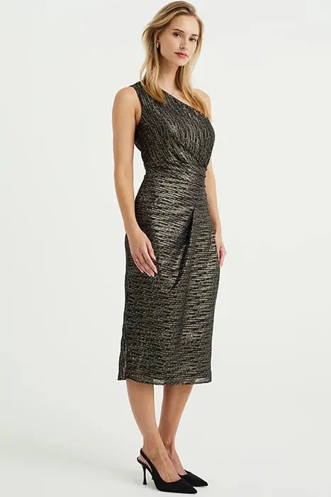 DRESS MID LENGTH BLACK