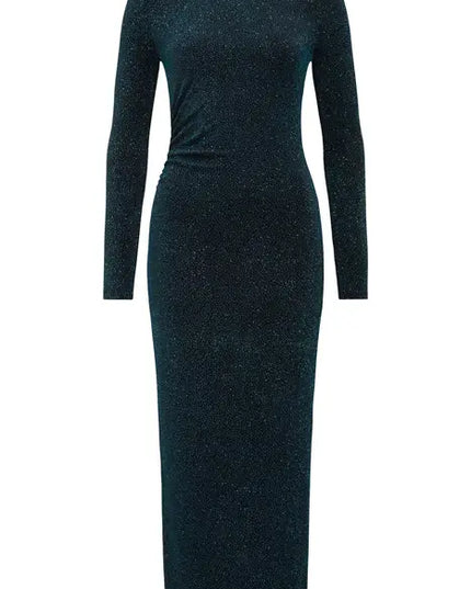MONICA RUCHED GLITTER BODYCON