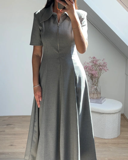 Asya grey dress