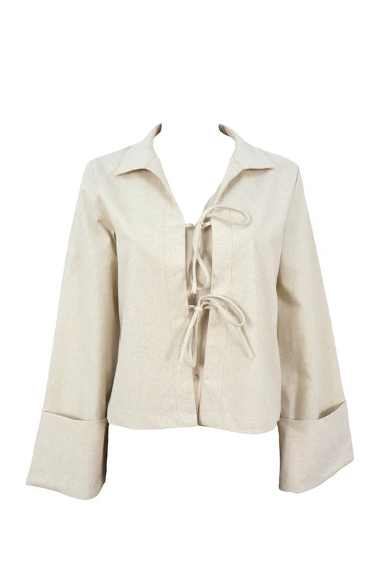 Linnen Bow Top