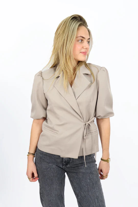 Anna Blazer Korte Mouw