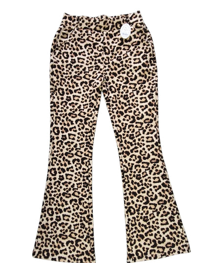 Comfortbroek Flared Leopard
