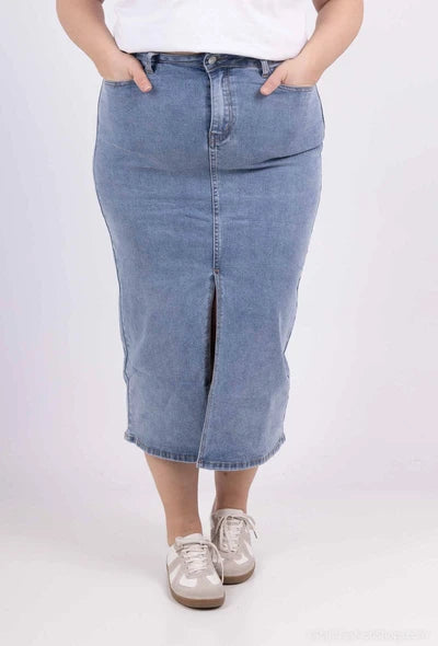 Rok en denim long