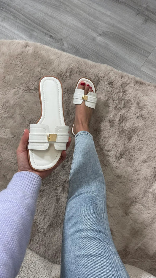 Lovi slippers wit