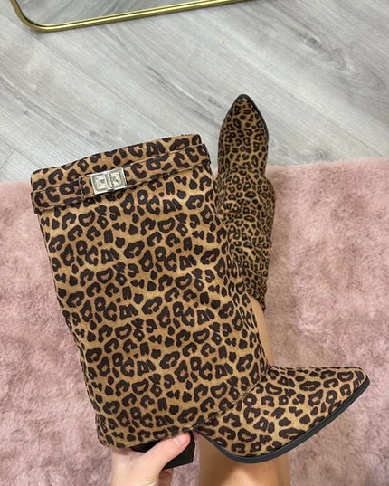 Botas de leopardo Stella