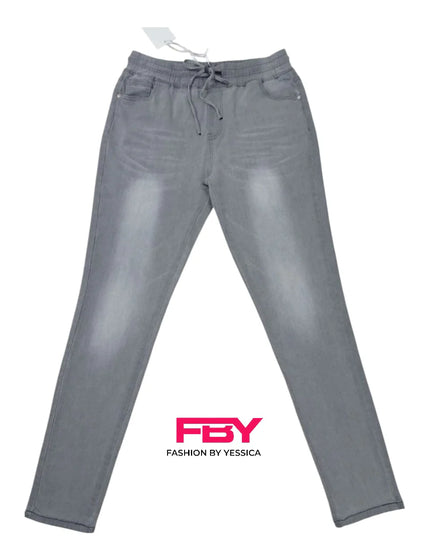 Jog Jeans Gris Miss RJ