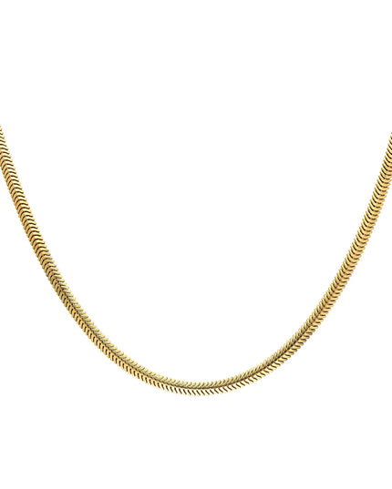 Snake chain choker